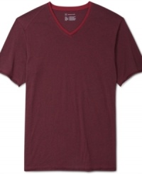 It's time for tee. This v-neck t-shirt from INC International Concepts is the perfect complement for your denim style.