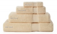 Cotton Craft - Ultimate SPA Hand Towel 20x30 - Superior 2 Ply 800 Grams Combed Cotton - Ivory