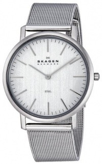 Skagen Men's O18LSSC Quartz Stainless Steel Silver Dial Watch