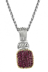 Effy Jewlery Balissima Silver & 18K Gold Ruby Pendant, 1.00 TCW