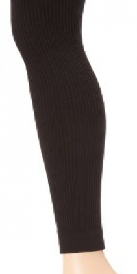 Nine West Women's Ribbed Fleece Lined Footless Tights