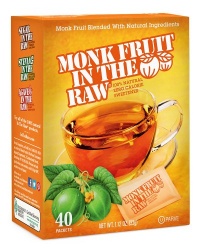 Monk Fruit in the Raw Zero Calorie Sweetener, 40 Count Packets