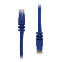 (10 PACK) 1 FT RJ45 CAT 5E MOLDED NETWORK CABLE - BLUE