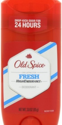 Old Spice High Endurance Fresh Scent Men's Deodorant 3 Oz (Pack of 4)