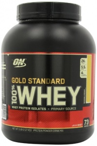 Optimum Nutrition 100% Whey Gold Standard, Banana Cream, 5 Pound