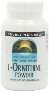 Source Naturals L-Ornithine Powder, 3.53 Ounce