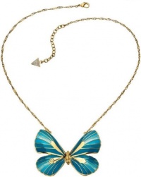 GUESS PVD Gold-Tone Fly Girl Necklace UBN41312