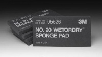 3M 05526 Wetordry 2-3/4 x 5-1/2 x 3/8 Sponge Pad 20