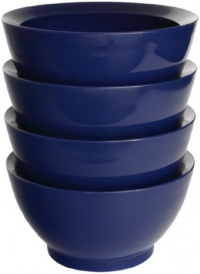 CaliBowl Non-Spill 20-Ounce Original Bowl with Non-Slip Base, Set of 4, Blue