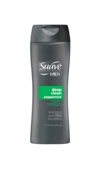 Suave For Men, Deep Clean Peppermint, Shampoo12.6 fl Ounce 373 ml)