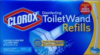 Clorox Toilet Wand Disinfecting Refills, 36 Ct Plus Bonus Handle