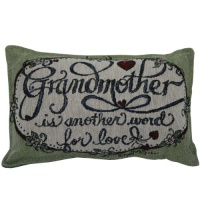 Grandmother Love Decorative Tapestry Toss Pillow Made in the USA