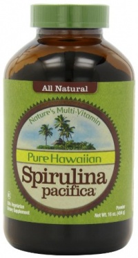 Nutrex Hawaii Hawaiian Spirulina Pacifica Powder, 16-Ounce Bottle