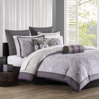 Echo Marrakesh Duvet Cover - Lavender/Grey Reversible - Twin