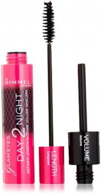 Rimmel Glam'eyes Day 2 Night Mascara, Extreme Black, 0.23 Fluid Ounce