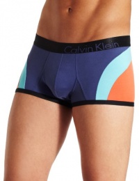 Calvin Klein Men's Bold Micro Limited Edition Low Rise Trunk, Maui Blue Color Block Multi, X-Large