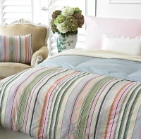 Lauren by Ralph Lauren Bedding; Martha's Vineyard Pastel Plaid Down Alternative Comforter, KING