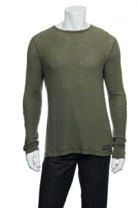 Polo by Ralph Lauren Olive Green Thermal Shirt T-Shirt , Size Large