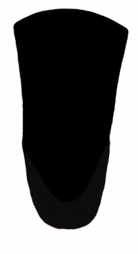 Ritz Royale Collection Puppet Oven Mitt with Neoprene, 13-Inch, Black