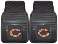 FANMATS 8753 NFL Chicago Bears Front Heavy Duty Vinyl Car Mat - 2 Pieces