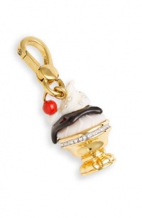 Juicy Couture Charm Hot Fudge Ice Cream Sundae Gold Charm YJRU0859