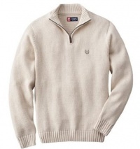 Ralph Lauren CHAPS Mens 1/4 Zip Cotton Knit Sweater XXL 50-52 Off White Cream