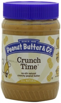 Peanut Butter & Co. Peanut Butter, Crunch Time, 16-Ounce Jars (Pack of 6)