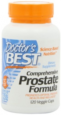 Doctor's Best Comprehensive Prostate Formula,Veggie Caps, 120-Count