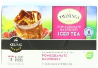 Twinings Iced Tea K-Cups, Pomegranate Raspberry,  12 count