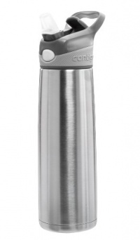 Contigo Autospout Sheffield Vacuum-Insulated Stainless Steel Water Bottle, 20-Ounce