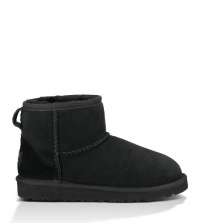 Girls UGG Australia Toddler Classic Mini Black - 12