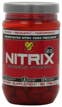 BSN Nitrix 2.0 Supplements, 180 Count