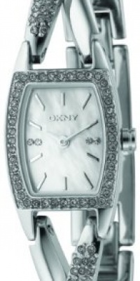 DKNY Women's NY4633 Crystal Accented Stainless Steel Watch