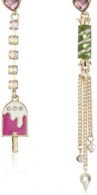 Betsey Johnson Candy Land Popsicle and Candy Mismatch Earrings