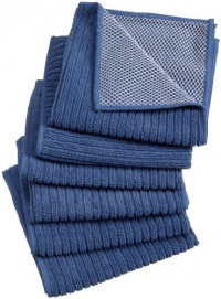 DII Home Essentials Microfiber Microfiber Scrubber Cloth, Blue, Set of 6