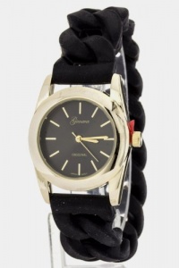 Trendy Fashion Jewelry - Jelly Chain Watch - By Fashion Destination (Black) | Free Shipping