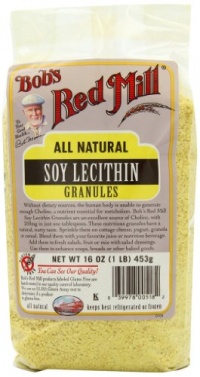 Bob's Red Mill Soy Lecithin Granules, 16-Ounce Packages (Pack of 4)