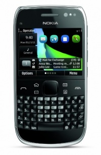 Nokia E6 Unlocked GSM Phone with Touchscreen, QWERTY Keyboard, Easy E-mail Setup, GPS Navigation, and 8 MP Camera--U.S. Version with Warranty (Black)