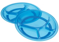 Gerber Graduates BPA Free 2 Pack Divide N' Dine Plate, Colors May Vary