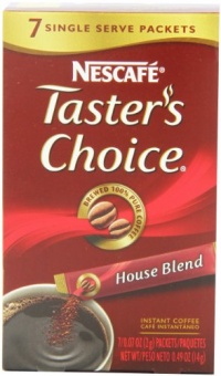 Taster's Choice House Blend Instant Coffee, 7-Count Sticks (Pack of 12)