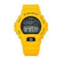 Casio Men's G6900A-9 G-Shock Yellow Shock-Resistant Black Dial Watch