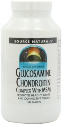 Source Naturals Glucosamine Chondroitin, Complex with MSM, 240 Tablets