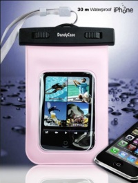 Pink Waterproof Case for Apple iPhone 4, 4S - Also Works with iPod Touch 3, 4, iPhone 3G, 3GS, & Other Smartphones - IPX8 Certified to 100 Feet [Retail packaging by 24/7 Cases]