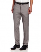 Perry Ellis Men's Portfolio Slim Fit Linen Blend Neat Pant