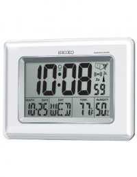 Seiko QHR020WLH Advanced Technology R-Wave Desk Clock