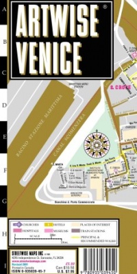 Artwise Venice Museum Map - Laminated Museum Map of Venice, Italy