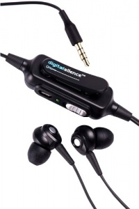 Digital Silence DS-101A Stereo Analogue Ambient Noise Cancelling Headset with Microphone - Black