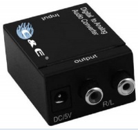 Digital Optical Coax to Analog R/L audio converter