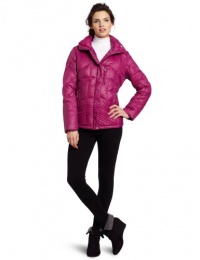 Calvin Klein Performance Women's Packable Down Short Jacket, Fuschia, Small