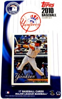 Topps MLB Baseball Cards 2010 New York Yankees 17 Card Team Set Includes Exclusive Card!